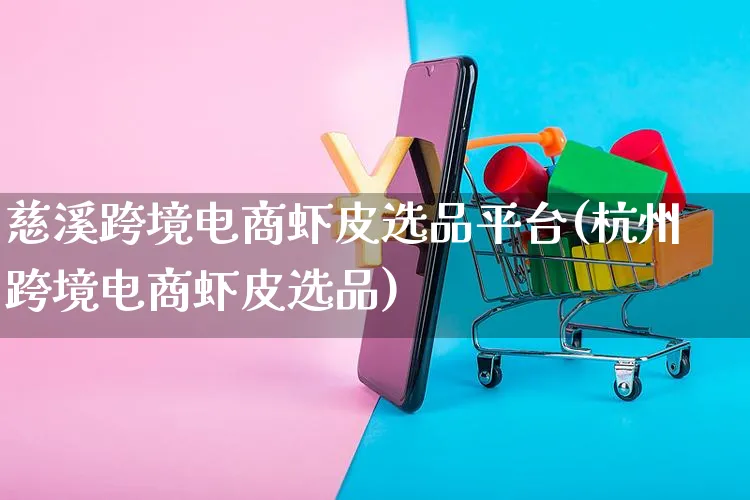 慈溪跨境电商虾皮选品平台(杭州跨境电商虾皮选品)_https://www.dczgxj.com_虾皮电商_第1张