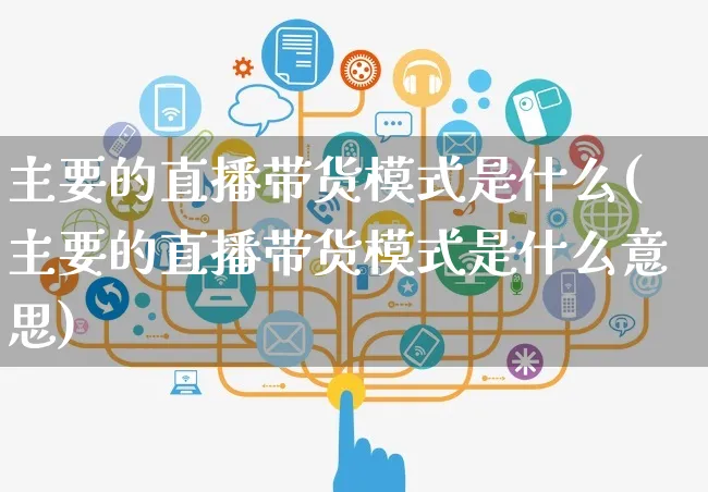 主要的直播带货模式是什么(主要的直播带货模式是什么意思)_https://www.dczgxj.com_直播带货_第1张