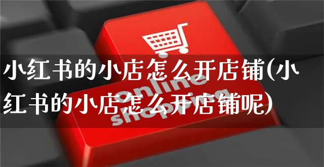 小红书的小店怎么开店铺(小红书的小店怎么开店铺呢)_https://www.dczgxj.com_小红书_第1张