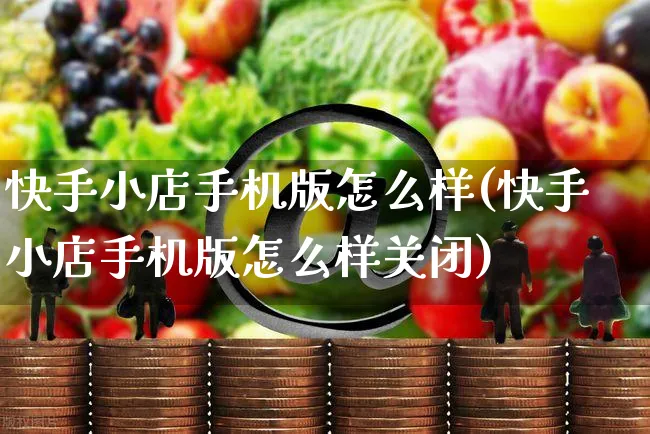 快手小店手机版怎么样(快手小店手机版怎么样关闭)_https://www.dczgxj.com_快手电商_第1张