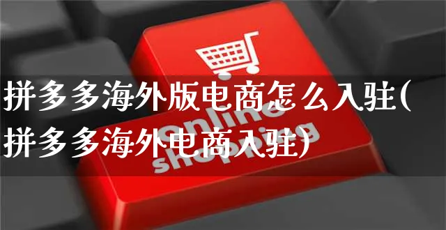 拼多多海外版电商怎么入驻(拼多多海外电商入驻)_https://www.dczgxj.com_运营模式/资讯_第1张