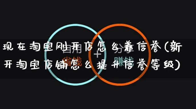 现在淘宝刚开店怎么养信誉(新开淘宝店铺怎么提升信誉等级)_https://www.dczgxj.com_淘宝_第1张