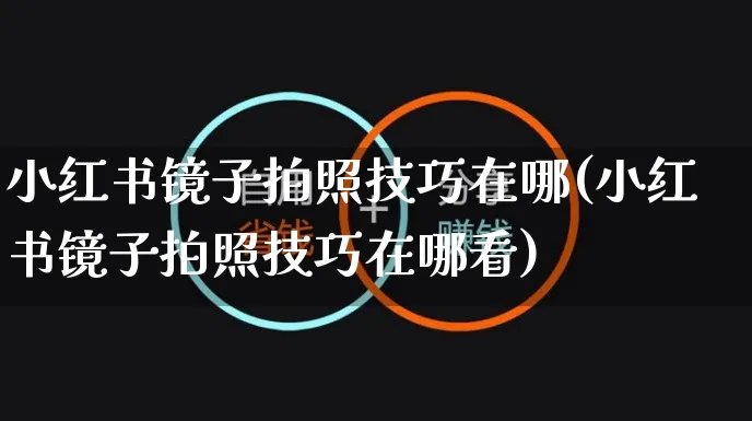 小红书镜子拍照技巧在哪(小红书镜子拍照技巧在哪看)_https://www.dczgxj.com_小红书_第1张