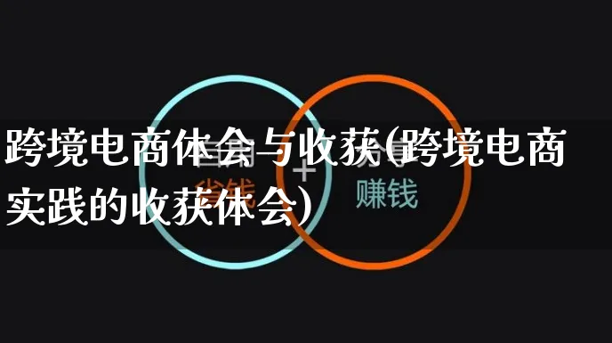 跨境电商体会与收获(跨境电商实践的收获体会)_https://www.dczgxj.com_淘宝_第1张