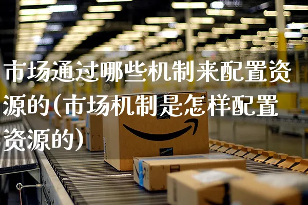 市场通过哪些机制来配置资源的(市场机制是怎样配置资源的)_https://www.dczgxj.com_运营模式/资讯_第1张